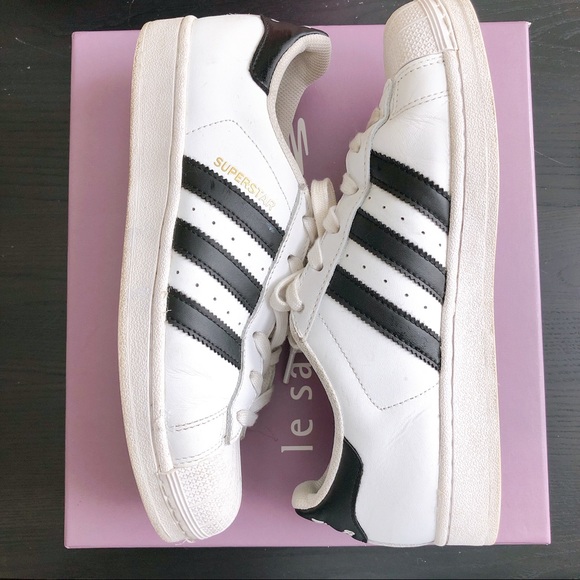 adidas Shoes Adidas Black And Gold Superstars Poshmark
